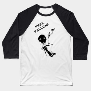 Free falling black handmade design Baseball T-Shirt